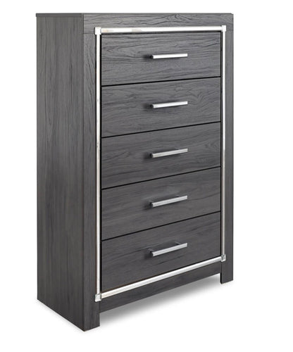 AH149 Lodanna 5 Drawer Chest of Drawers(Bottom damaged)