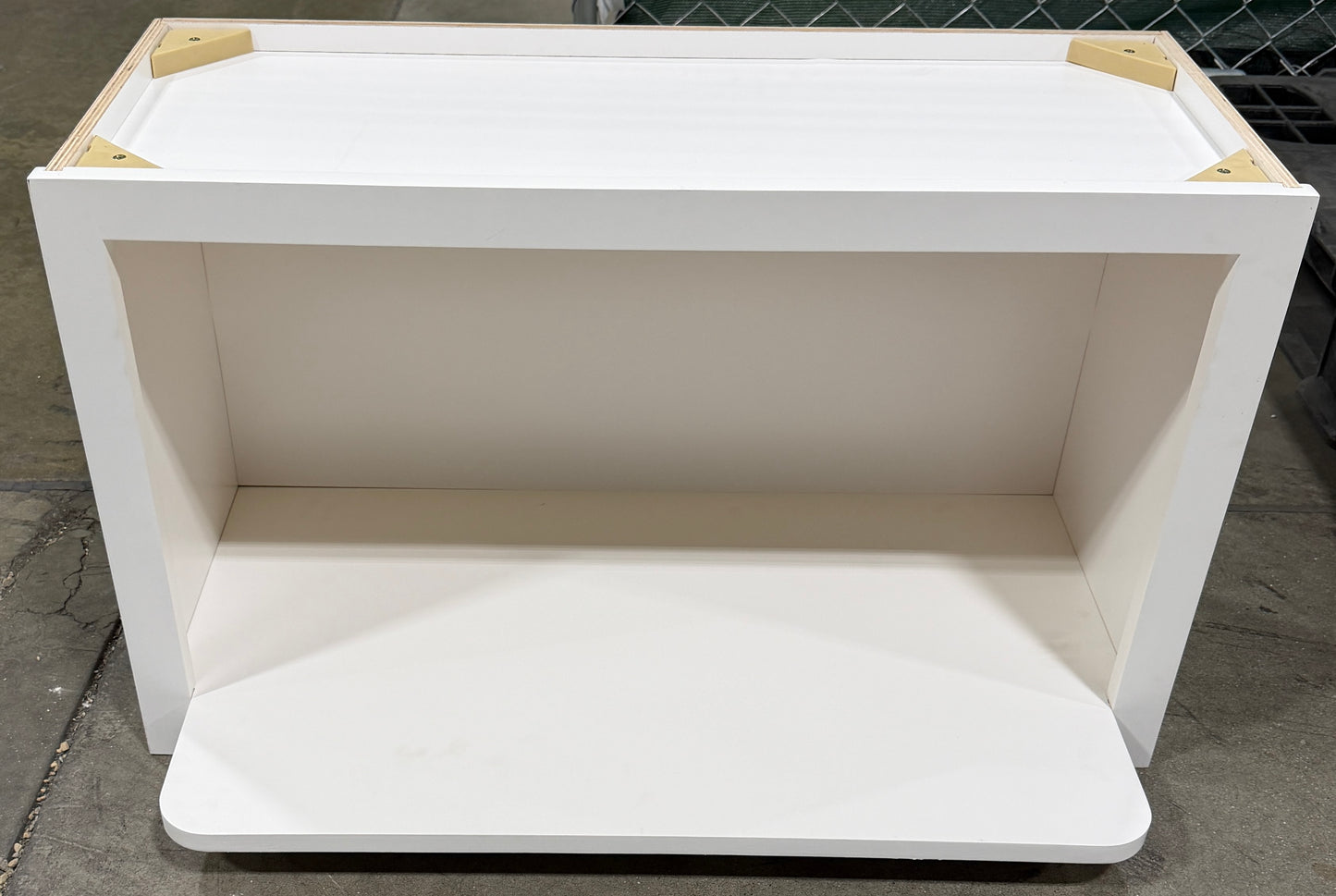AC260082 Microwave White Cabinet