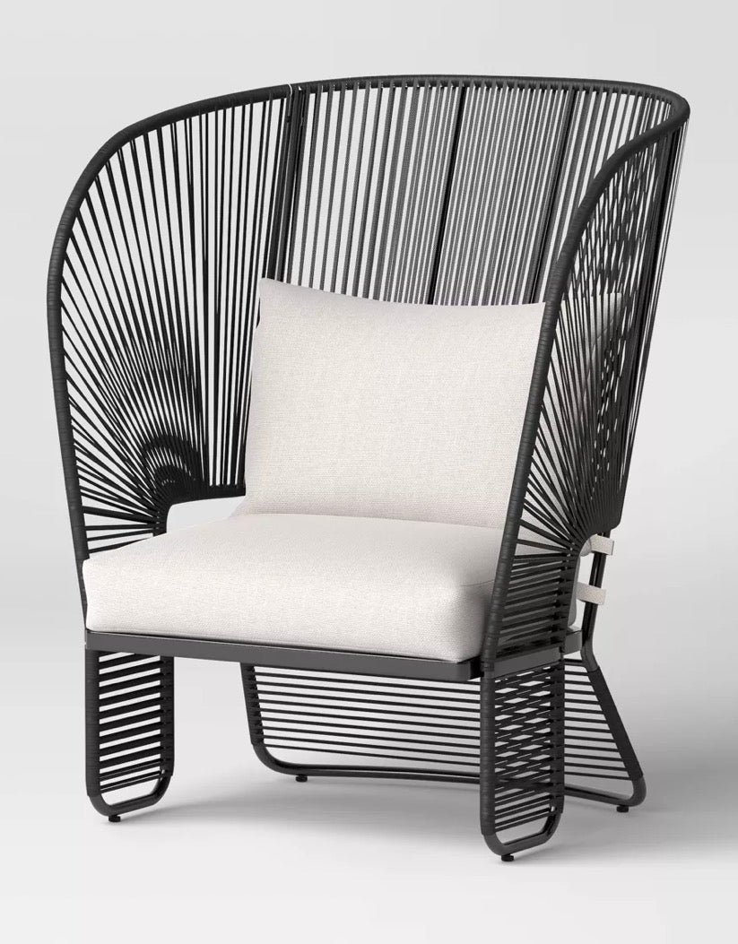 AC260246 Mackworth Patio Statement Armless Chair(Good condition)
