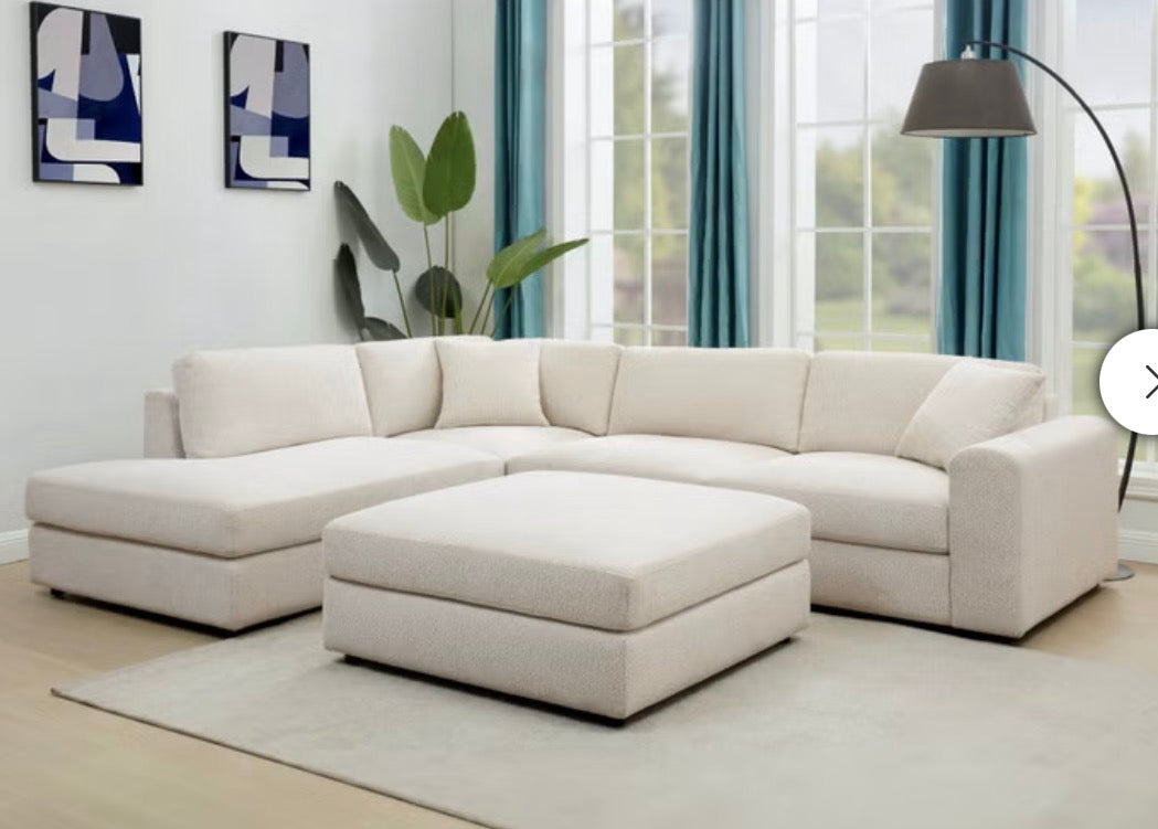 CS260068 Andee Fabric Sectional with Ottoman(inbox)