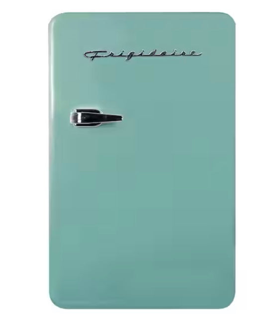 AC260404 Frigidaire 3.2cu. ft. Retro Mini Refrigerator in Mint Green with Freezer - EFR372 (minor dent)