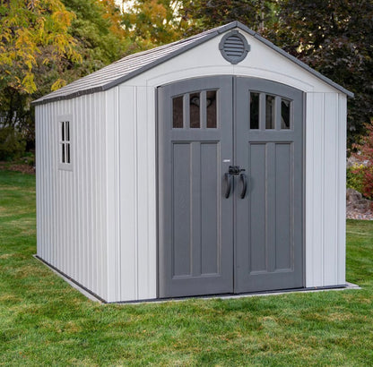 BJF250488 Lifetime 8' x 10' Outdoor Storage Shed(Good Condition)