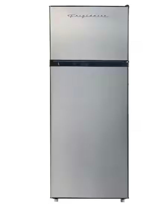 AC260345 Frigidaire 21.5 in. wide 7.5 cu.ft. Mini Refrigerator in Platinum Design with Freezer - EFR749 (major dent)