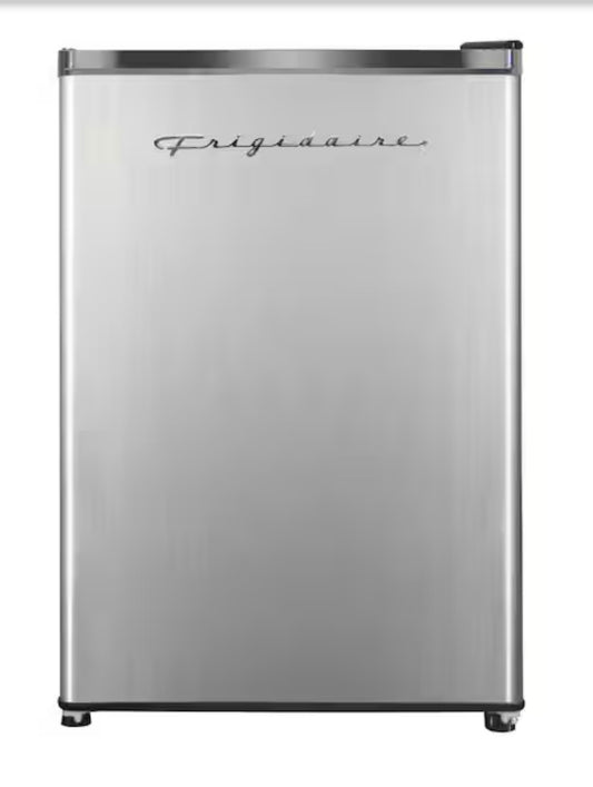 AC260409 Frigidaire 4.6 cu. ft. Retro Mini Fridge with Platinum Door Design with Freezer - EFR492