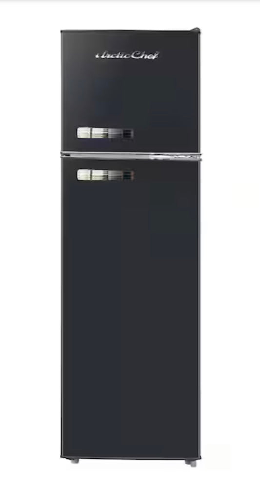 AC260269 Arctic Chef 10 cu. ft. Retro Mini Refrigerator in Black with Freezer - ACFR1055