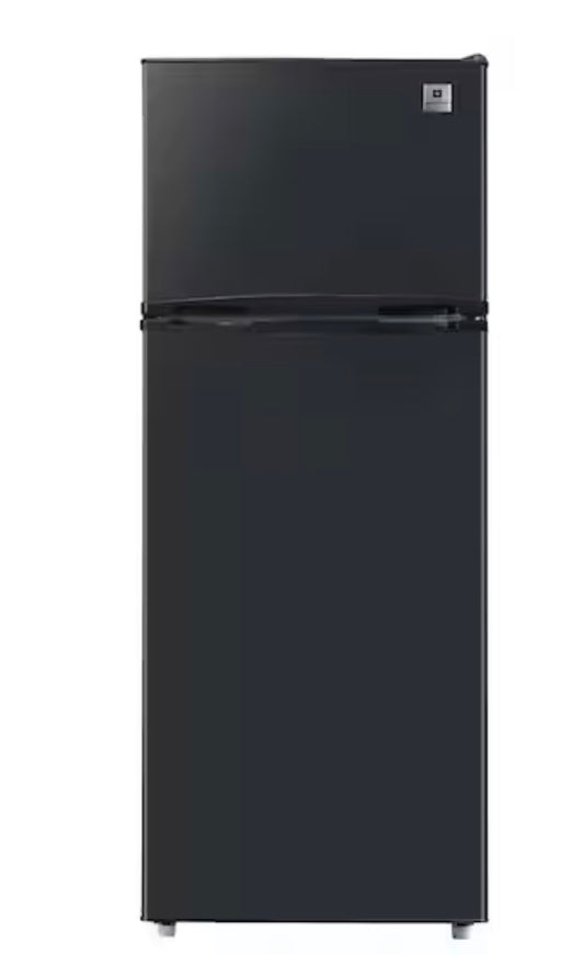 AC260284 Arctic Chef 7.5 cu. ft. Top-Freezer Refrigerator in Black - ACFR725