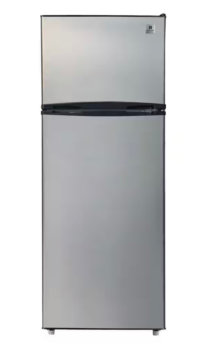 AC260285 Arctic Chef 7.5 cu. ft. Top-Freezer Refrigerator in Stainless Look - ACFR725