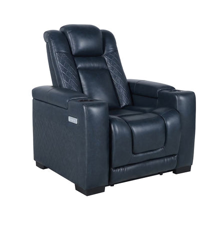 BJF250480 Lifesmart Power Theater Chair - Blue(front - torn)