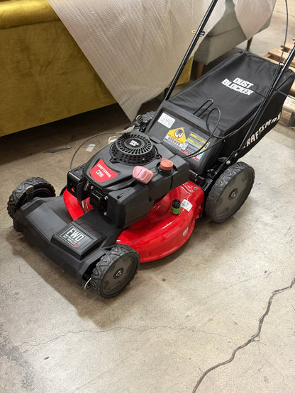 AC250039 CRAFTSMAN M215 21-Inch 3-in-1 High-Wheeled FWD Self-Propelled Gas Powered Lawn Mower with Bagger