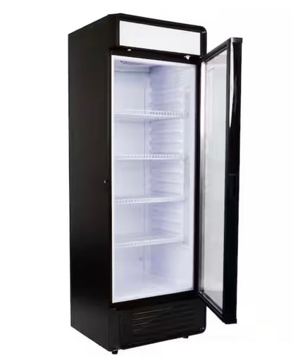 AC260267 Hamilton Beach 13.3 Cu. Ft. Black Commercial Beverage Cooler - HBCBC133 - Dented