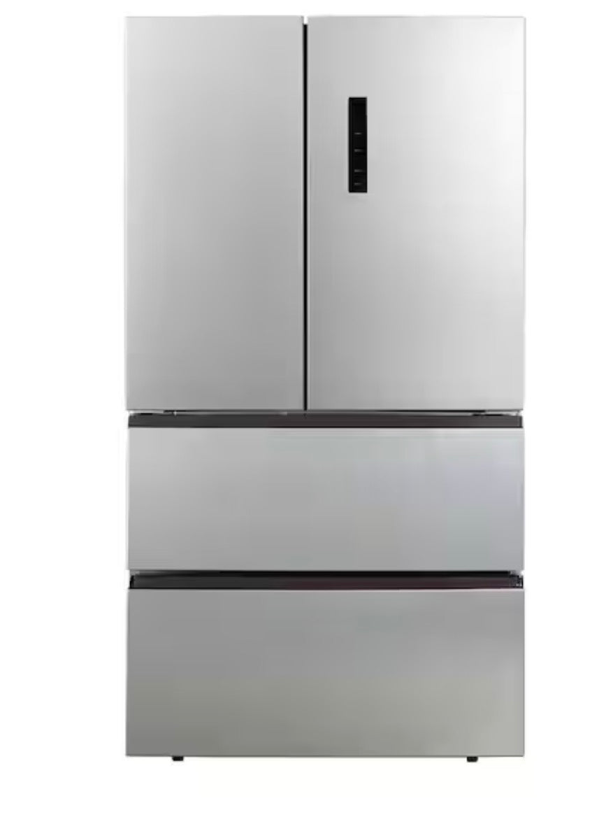 AC260265 Hamilton Beach 17.9 cu. ft. Countertop Depth Side-by-Side 4-French Door Refrigerator in VCM - HZ4051
