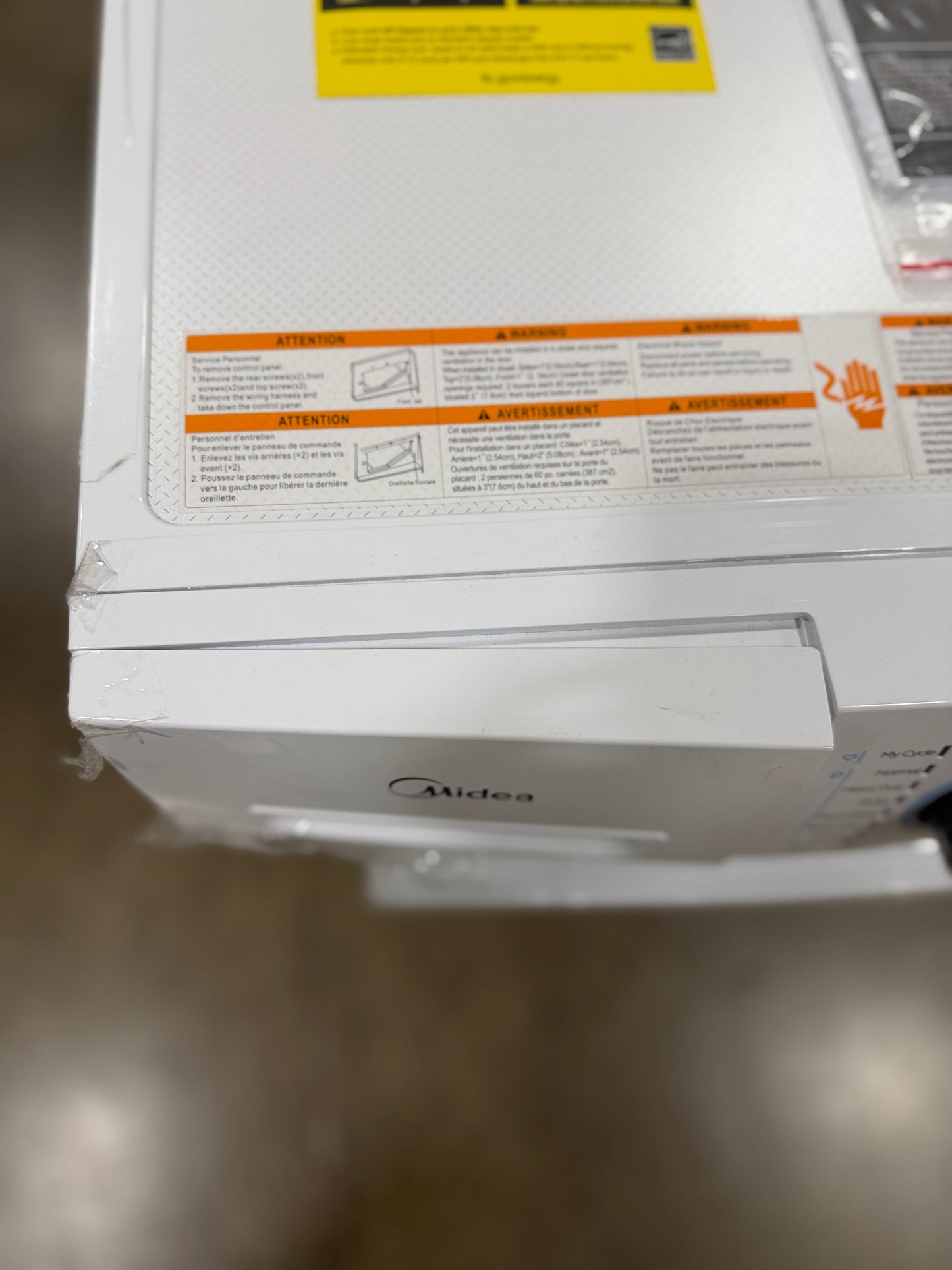 AC250691 Midea Washer MLH25N7BWW Midea 2.7 cu. ft.