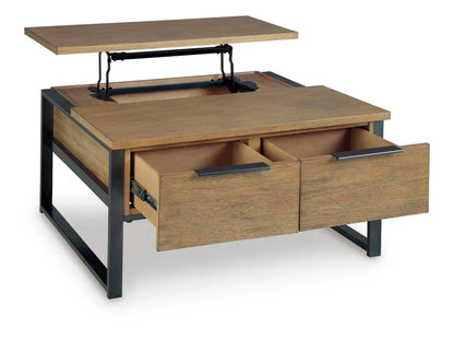 AH103 Signature Design by Ashley Montia Lift Top Cocktail Table(Scratch)