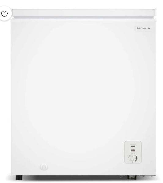 AC260334 Frigidaire 5.0 Cu. ft. Garage Ready Chest Freezer, Compact Deep Freezer EFRF5003