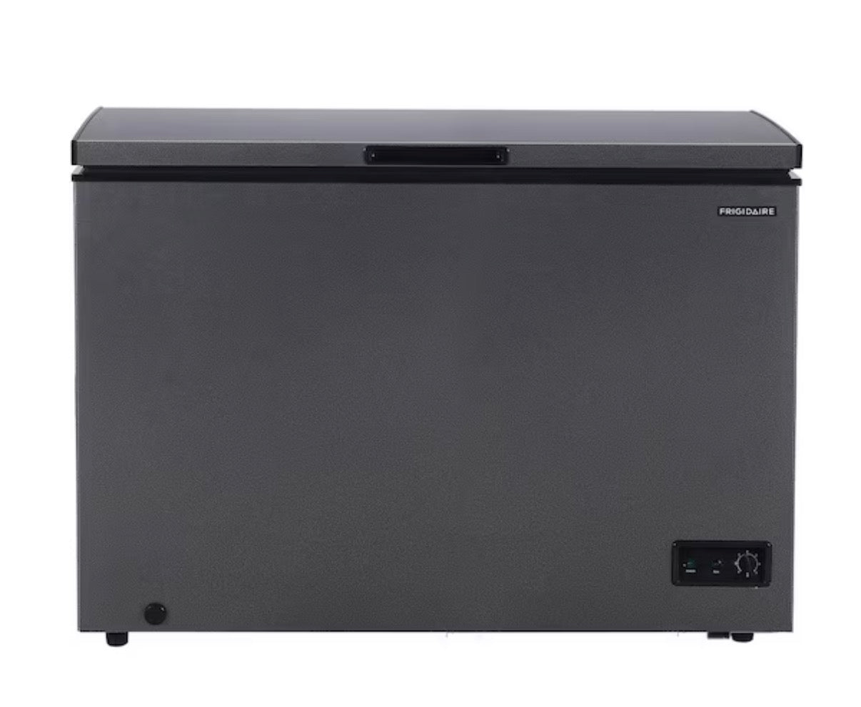 AC260327 Frigidaire 10 cu. ft. Freezer with Manual Defrost Chest Freezer Easy Drain in Black Garage Ready - EFRF1013