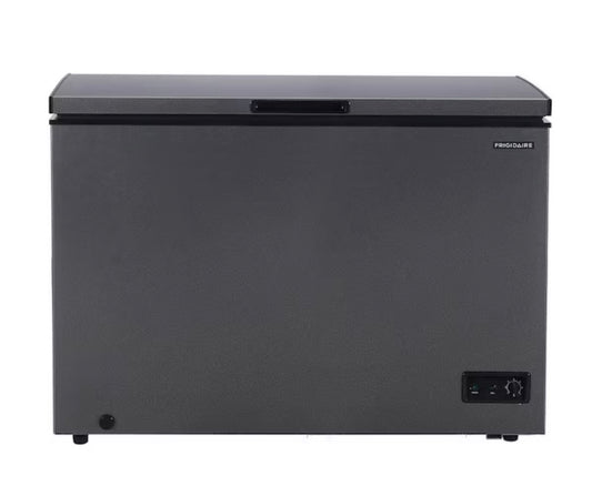 AC260327 Frigidaire 10 cu. ft. Freezer with Manual Defrost Chest Freezer Easy Drain in Black Garage Ready - EFRF1013