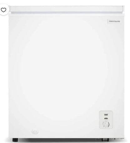 AC260391 Frigidaire 5.0 Cu. ft. Garage Ready Chest Freezer, Compact Deep Freezer EFRF5003 (major dents)