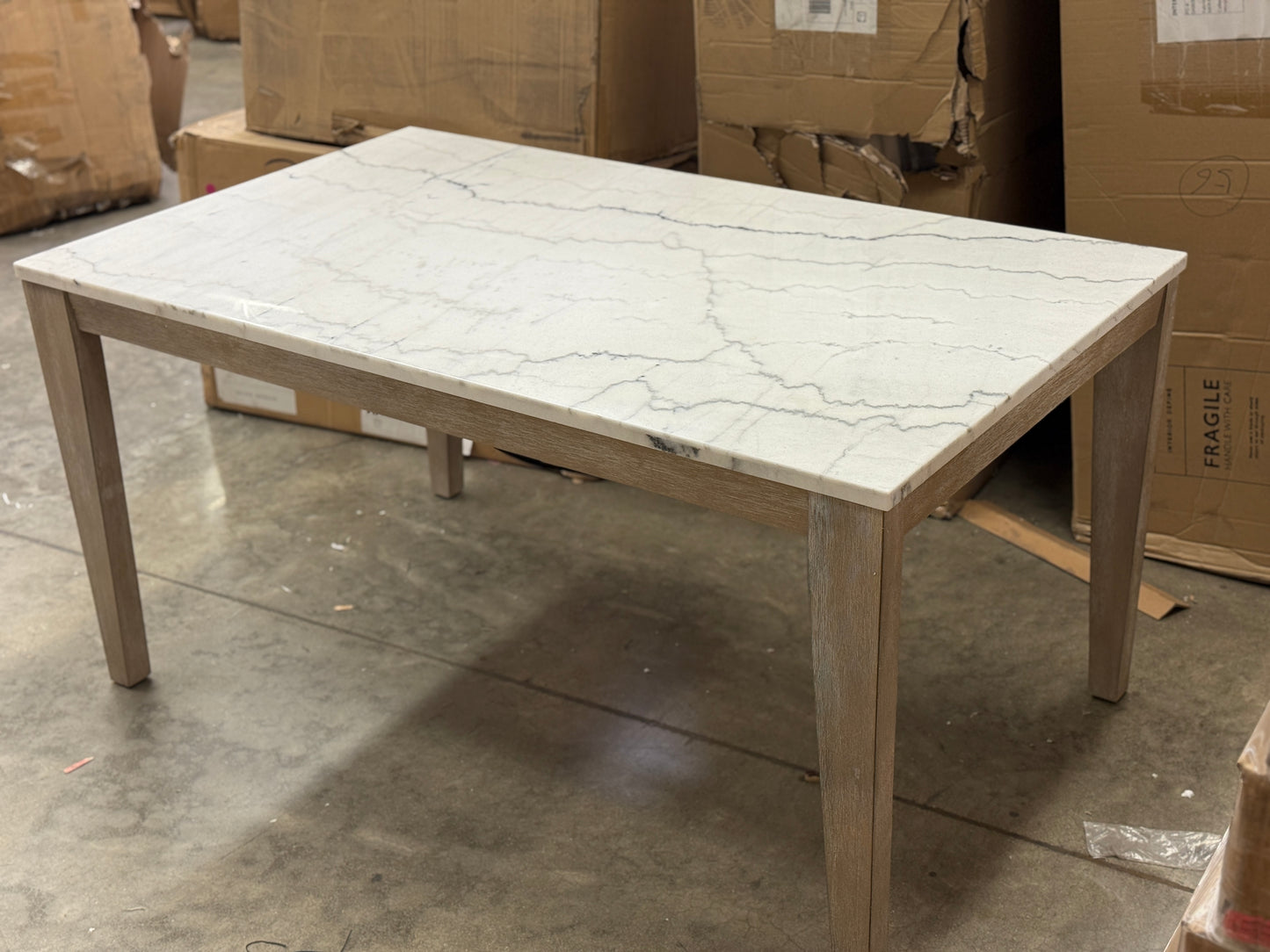 BJF250123 DELLA DINING TABLE MARBLE