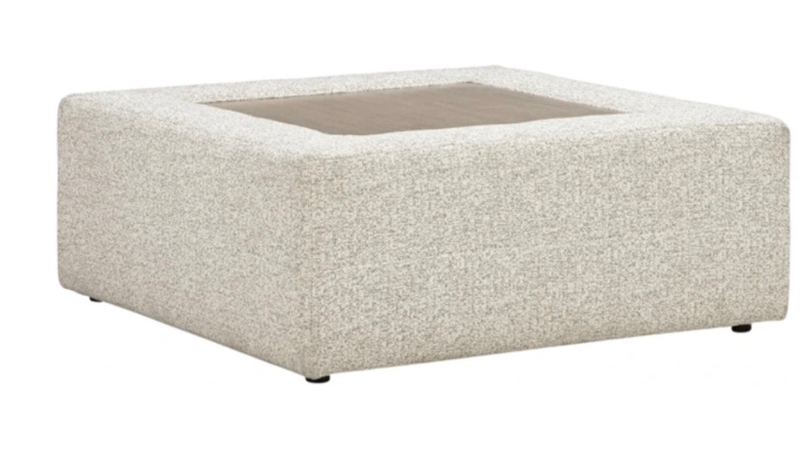 AH127 Ashbourne Estate Snowstone Accent Ottoman(Dirty)