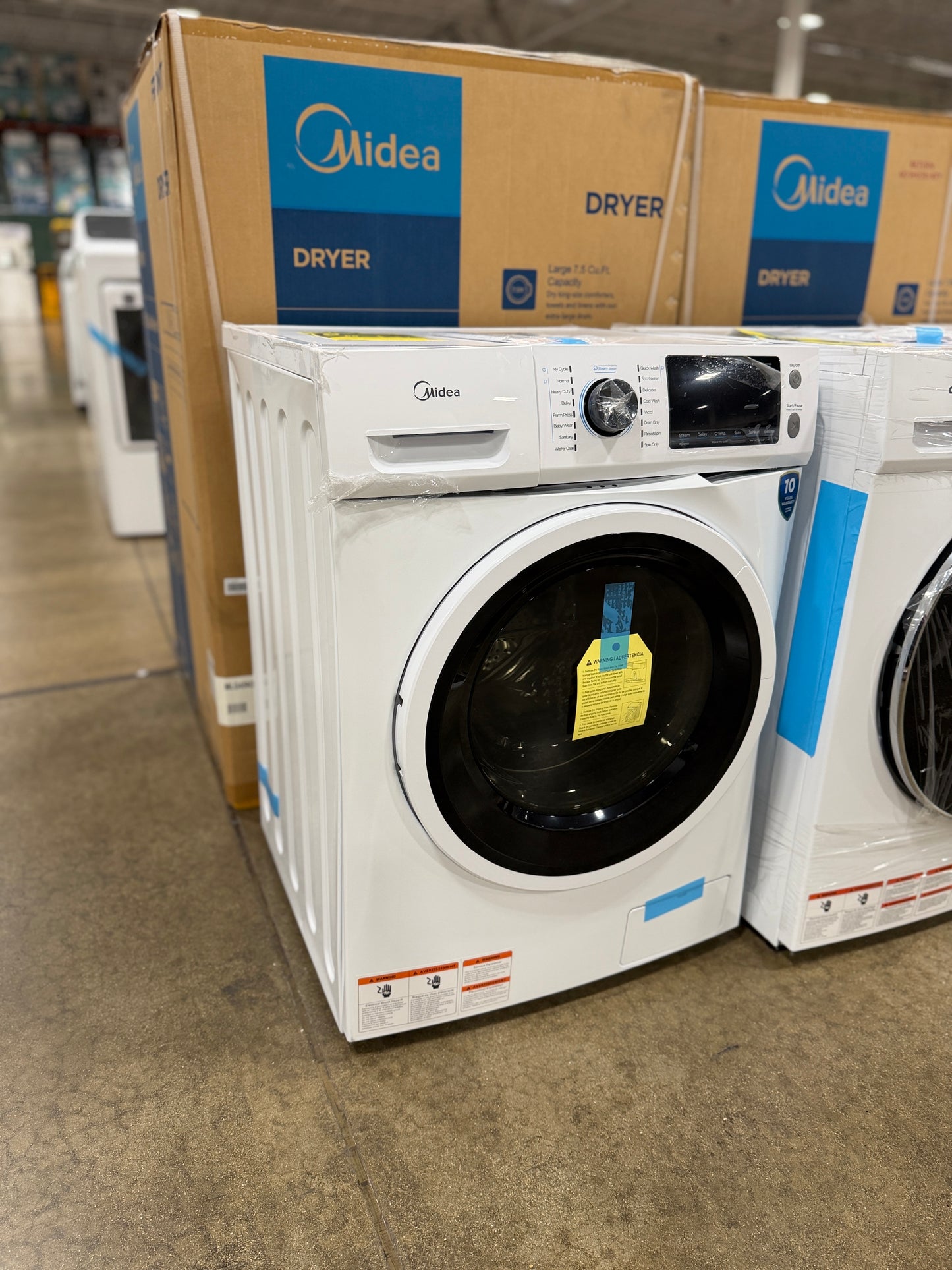AC250691 Midea Washer MLH25N7BWW Midea 2.7 cu. ft.