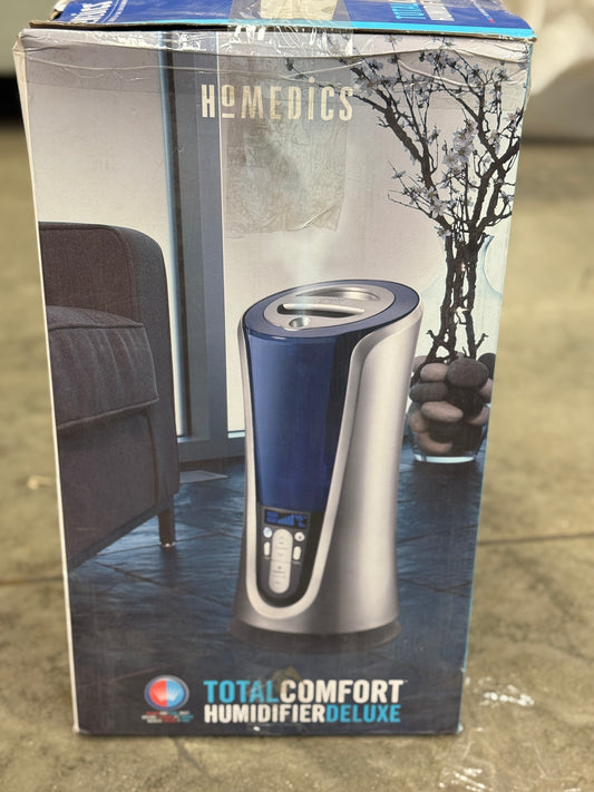AC250212 HoMedics - 1.4 Gal. Warm and Cool Mist Ultrasonic Humidifier - Silver/Blue