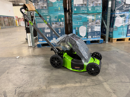 AC250697 Greenworks - 80-Volt 21-Inch Self-Propelled Lawn Mower with 4.0Ah Battery and Charger - Green