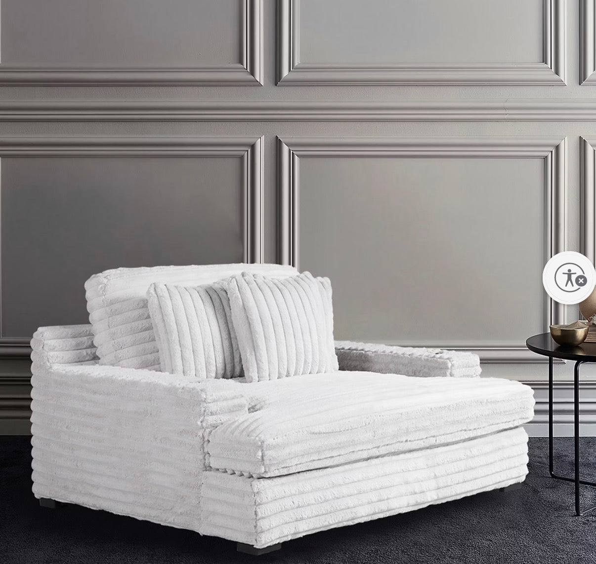 BJF250317 Presley Jumbo Chaise