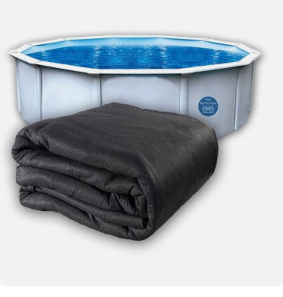 AC250964 LL24R Liner Pad 24' Round, Strong Durable Puncture Resistant Floor Mat