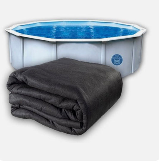 AC250964 LL24R Liner Pad 24' Round, Strong Durable Puncture Resistant Floor Mat