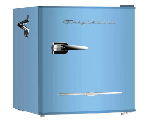 AC260177 EFR176-Blue Frigidaire 1.6 cu. ft. Retro Bar Fridge with Side Bottle Opener - dented