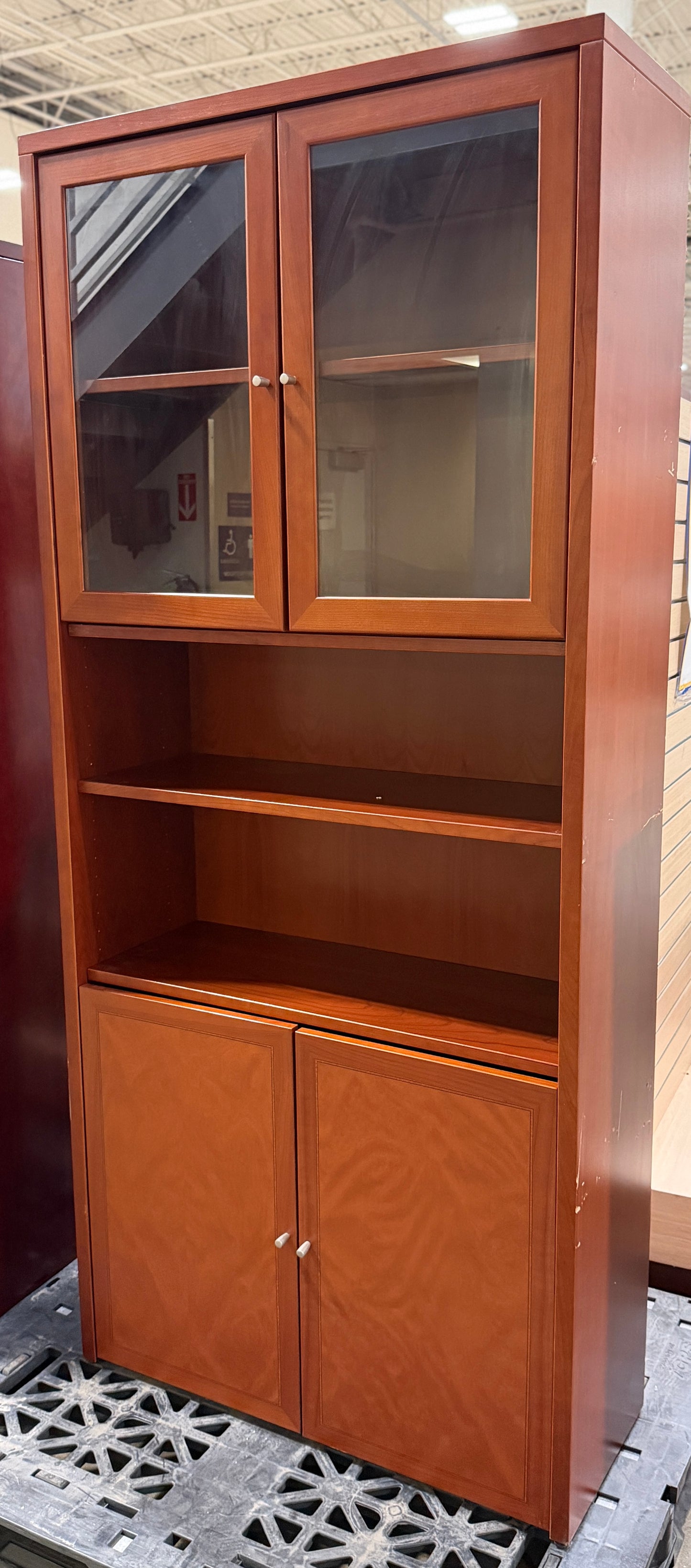 AC260128 Wood Brown Cabinet (Damaged)
