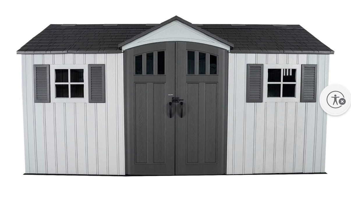 BJF250331 Lifetime 15' x 8' Outdoor Storage Shed