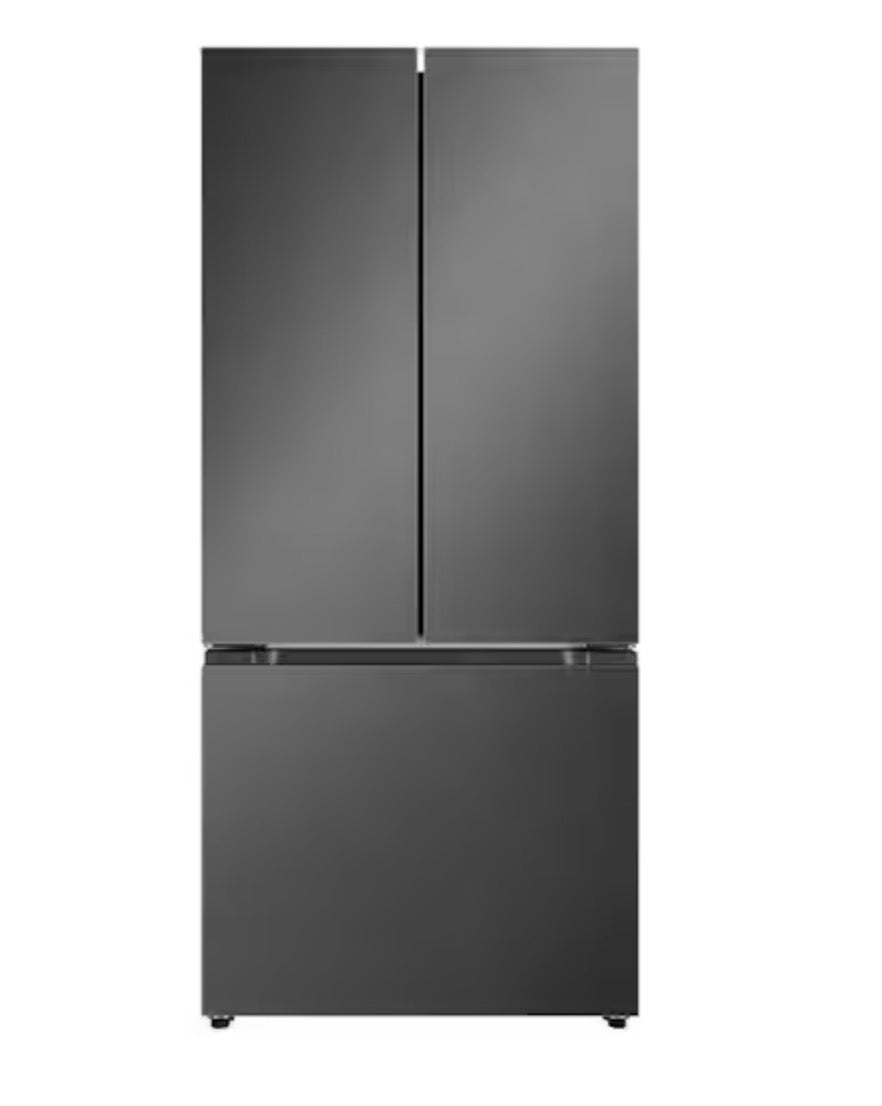 AC260264 Hamilton Beach 16.6 cu. ft. French Door Refrigerator in Black - HZ3661 - Dented