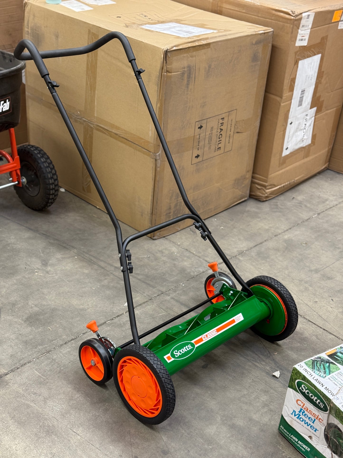 AC250165 Scotts Outdoor Power Tools 2000-20S 20-Inch 5-Blade Classic Push Reel Lawn Mower, Green