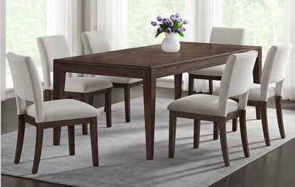 CS260056 Henredon Morris Falls Dining Table and 4 Chairs (1chair-broken)