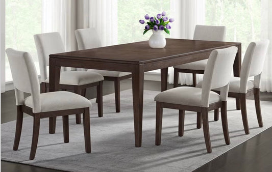 CS260056 Henredon Morris Falls Dining Table and 4 Chairs (1chair-broken)