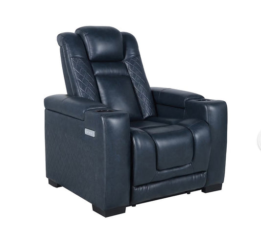 BJF250405 Lifesmart 1-Pc. Power Theater Chair - Blue - missing charger