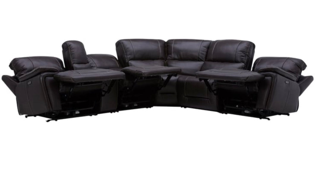 CS260075 Gilman Creek Malachi Leather Power Reclining Sectional