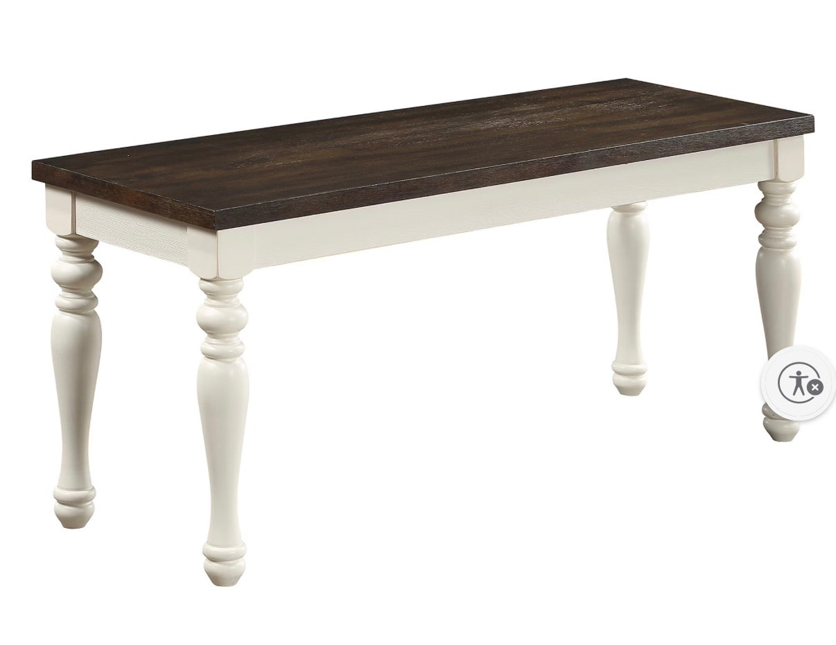 BJF250332 Joanna 2-Pc. Farmhouse Dining Set- Damage
