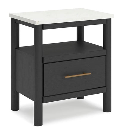 AH131 Cadmori 24" 1 Drawer Charging Nightstand(Damage)