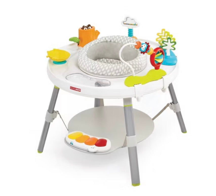 AC260245 Skip Hop Baby Interactive Play Activity Center, 4mo+ - Explore & More: Adjustable Height, Converts to Play Table, Developmental Toys