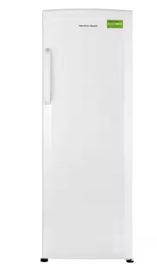 AC260273 Hamilton Beach 11 Cu Ft Upright Freezer in White - HBFRF0011 - Dented