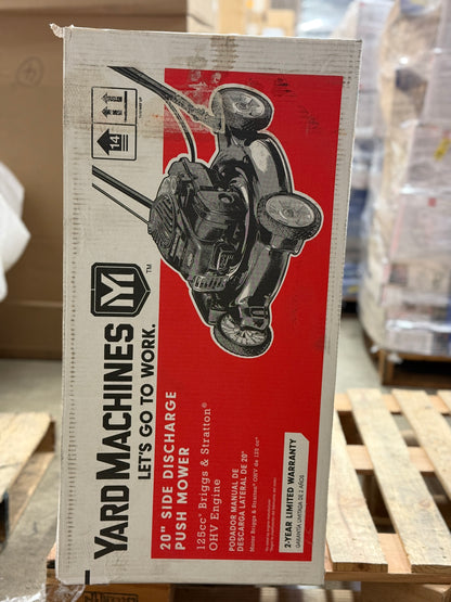 AC250047 20 in. 125 cc OHV Briggs and Stratton Gas Walk Behind Push Mower