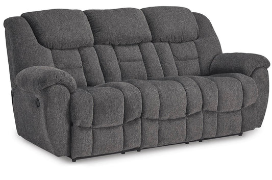 AH199 Foreside Next-Gen Nuvella Performance Fabric Manual Reclining Sofa