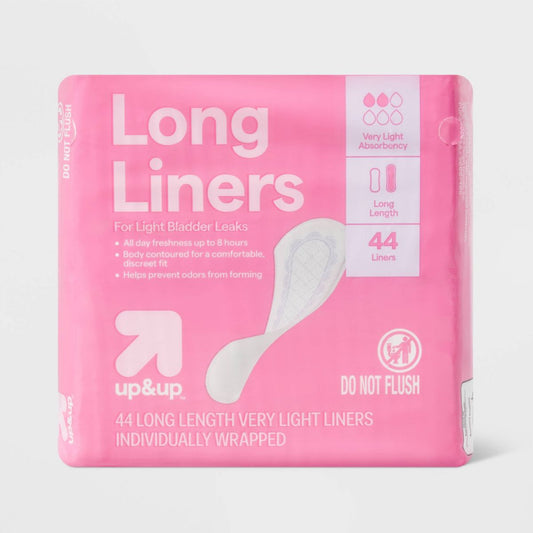 AC250761 Panty Liners - Very Light Absorbency - Long - 44ct