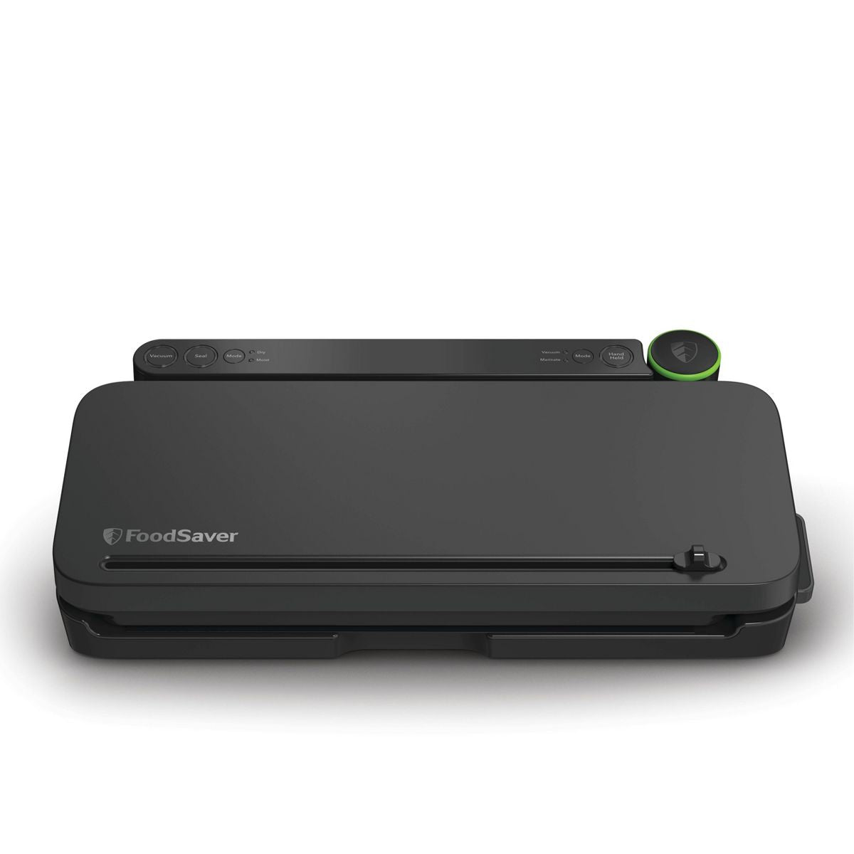 AC250996 FoodSaver Premier Vacuum Sealer: Dry/Moist/Marinate Modes, Roll Storage, Cutter Bar, Bags & Roll Kit, Black, Plastic