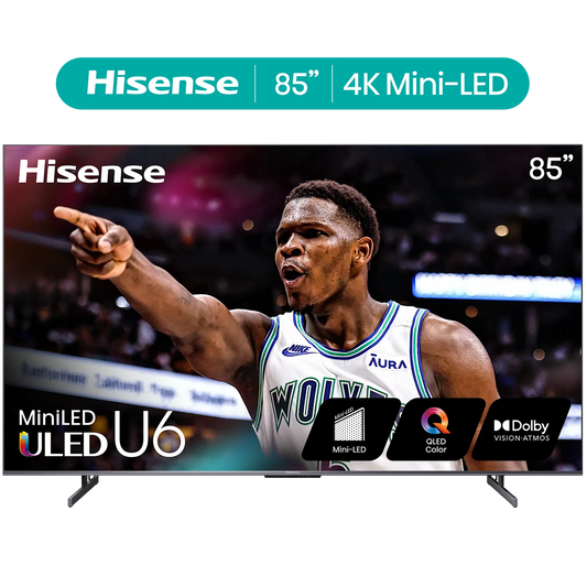 85U8N-C NO BOX  Hisense - 85" Class U8 Series Mini-LED 4K UHD QLED Smart Google TV