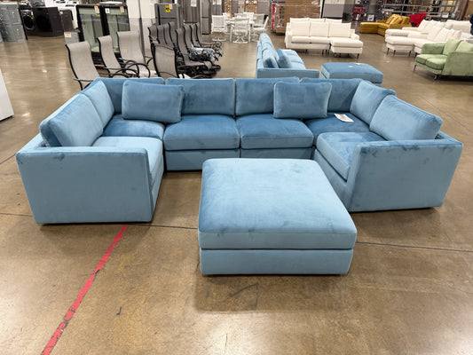 IDF240521 Sectional Sofa Tatum ROY-007 with ottoman