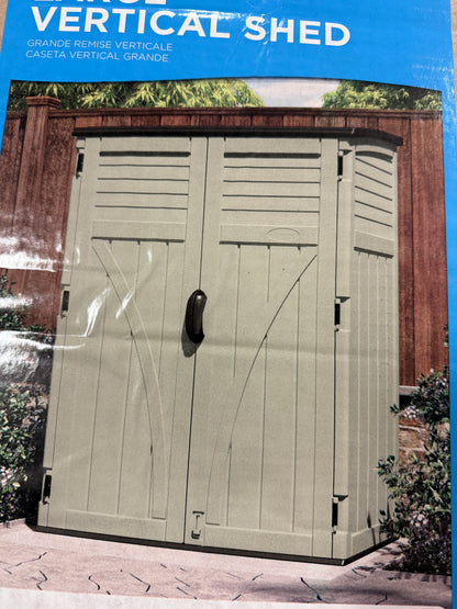 AC250481 Suncast Large Vertical Shed