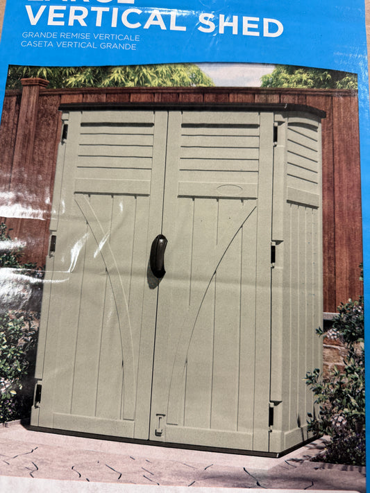 AC250481 Suncast Large Vertical Shed